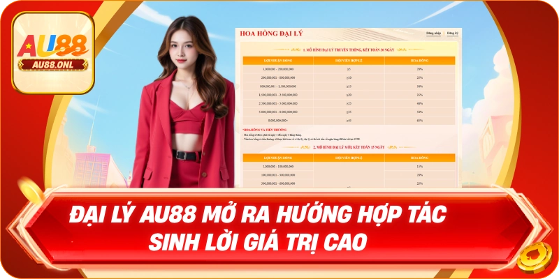 Đại lý AU88 – Kênh thu nhập hấp dẫn